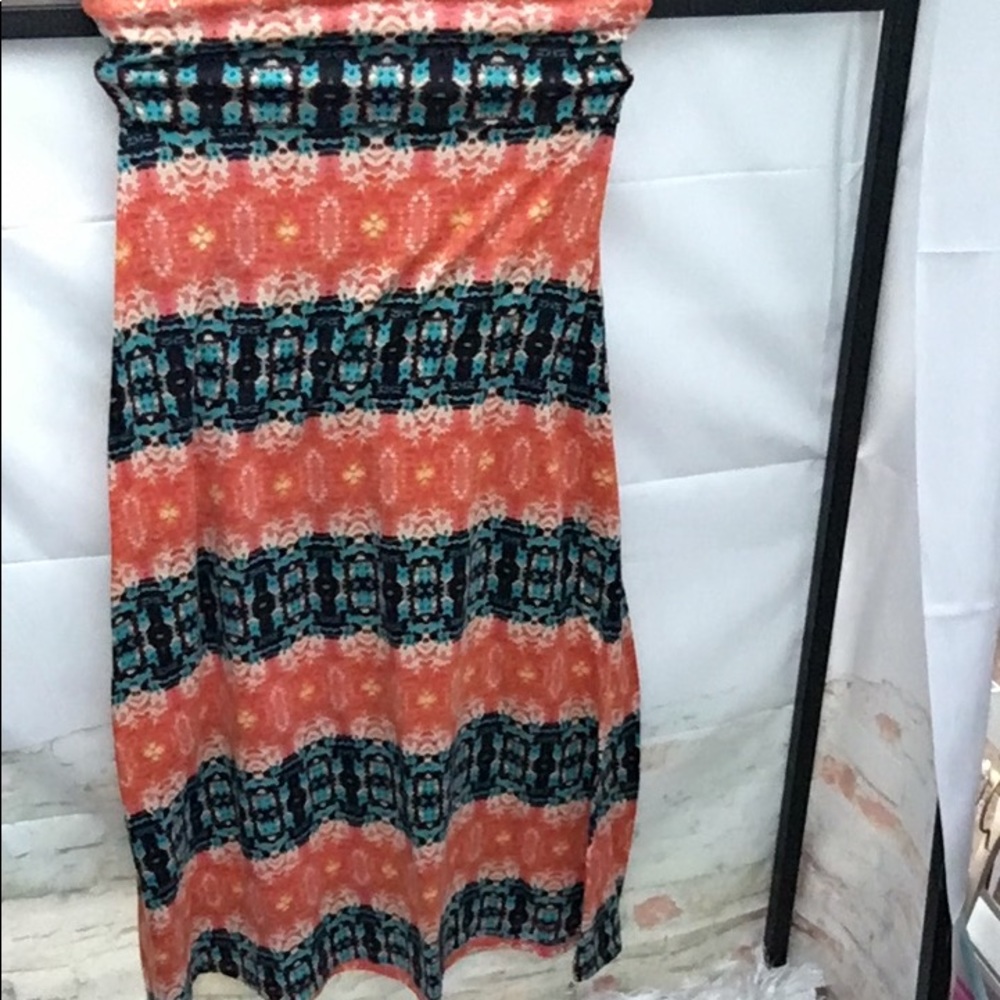 Lily Rose Women’s Bohemian Print Maxi Skirt XS - Picture 2 of 5